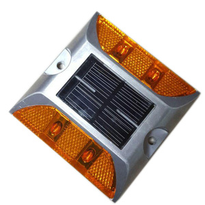 <span class=keywords><strong>Reflector</strong></span> LED solar de doble cara, luz de tierra de carretera intermitente - Product Image 5