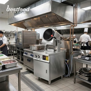 Robot de Cocina Automático de Acero Inoxidable de 360 mm, <span class=keywords><strong>Wok</strong></span> para Arroz Frito, Cocina Comercial a Gas para Restaurantes, <span class=keywords><strong>con</strong></span> Pantalla Digital - Product Image 4