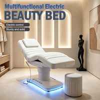 Table de soin pour salon de beauté, 3 moteurs, lit de massage électrique pour soins du visage, cosmétiques, tatouages, cils, pour salon de beauté, spa, clinique
