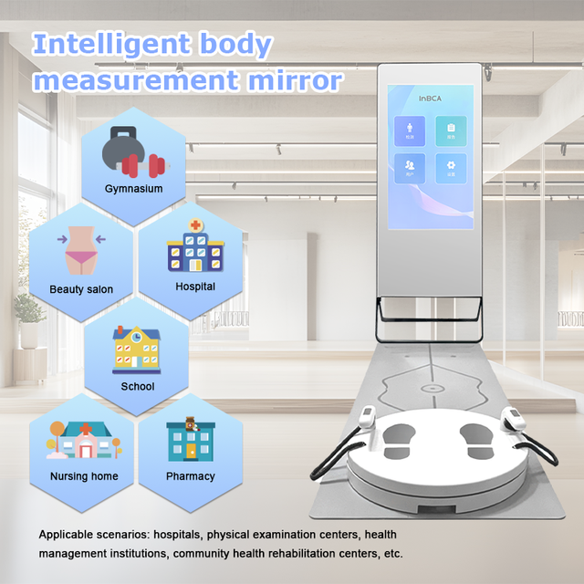 Magic Mirror Full Body 3D Scanner INBCA Blood Analysis System OEM Commercial Use 1 Year Warranty IP55 Protection 2% Accuracy