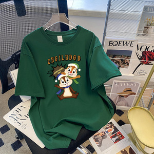 Camiseta gráfica informal de manga corta de talla grande para <span class=keywords><strong>mujer</strong></span>, camiseta con grafiti a la moda de verano 2023 - Product Image 5