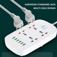 Großhandel Mehrfachsteckdosenleiste mit USB-Anschlüssen, Kupferdraht, Überspannungsschutz und Universalsteckdosen