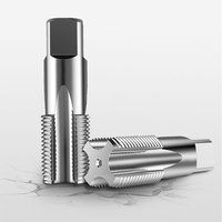 Set Tap Pipa Podofo 6-Piece 1" 3/4" 1/2", 3/8" 1/4" 1/8" NPT, HSS, Pipa Lurus, Alur Beralur, Tap Sekrup, Spiral Pipe Threader
