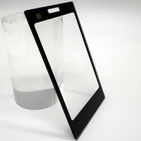 Panneaux en verre trempé en verre de couverture d'affichage à LED personnalisé