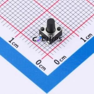 TSB45311-065D832DA-L1000 Tactile Switch SMD-4P,4.5x4.5mm Switch Single Pole Single Throw Round Button 2.5N 4.5mm - Product Image 1