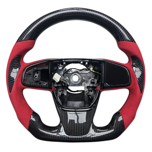 พวงมาลัยคาร์บอนไฟเบอร์ Alcantara รุ่นยอดนิยมสำหรับรถยนต์ Honda CRV - Product Image 1