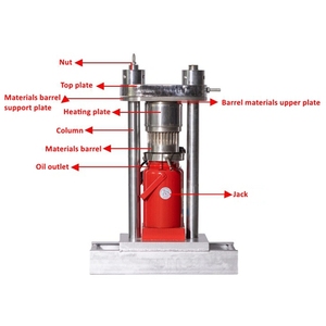 Extracteur d'<span class=keywords><strong>huile</strong></span> d'olive <span class=keywords><strong>de</strong></span> sésame hydraulique manuel avec guide d'instructions en anglais - Product Image 6