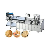 Nouvelle ligne de production de barres croustillantes au blé entier, machine alimentaire pour flocons d'avoine entiers