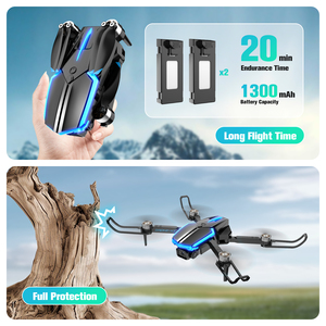 <span class=keywords><strong>X7</strong></span> <span class=keywords><strong>Drone</strong></span> Với ESC 90 ° 1080P Kép Máy Ảnh Quang Học Dòng Chảy Vị Trí Không Chổi Than Chế Độ Không Đầu Đường Bay Chuyến Bay 30M Truyền - Product Image 4