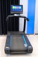Tapis roulant électrique commercial avec écran LCD, machine de course à pied, structure en acier pour salle de sport et fitness