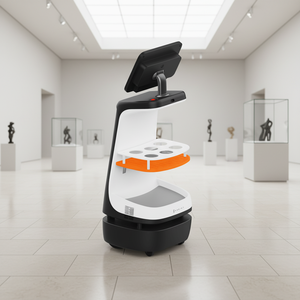 <span class=keywords><strong>Robot</strong></span> d'accueil intelligent avec guide vocal intelligent et écran HD pour les halls et les expositions - Product Image 2