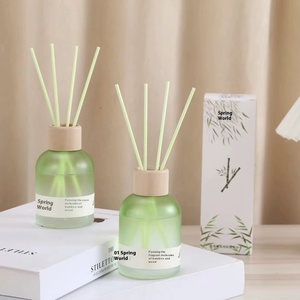 Jaxce – Nouveaux ensembles <span class=keywords><strong>de</strong></span> diffuseurs à bâtonnets d'aromathérapie longue durée, huiles essentielles, encens, pour maison, chambre, salle <span class=keywords><strong>de</strong></span> bain, jardin, contenant en verre, sans alcool - Product Image 3