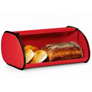 Kim loại bánh mì <span class=keywords><strong>Box</strong></span> cho nhà bếp trang trí bánh mì lưu trữ <span class=keywords><strong>Box</strong></span> thực phẩm thép không gỉ container với kích thước lớn Bìa - Product Image 3