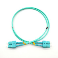 Câble de raccordement en fibre optique duplex OM3 SC-LC 2,0 m vers LC-LC 3 m en PVC, poli, OEM/ODM