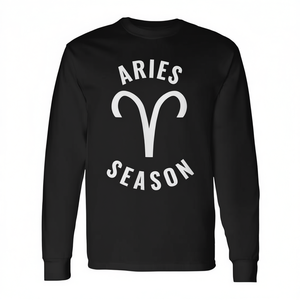 T-shirt à manches longues avec signe du zodiaque saison des Berziers, vêtements d'astrologie et de horoscope - Product Image 2