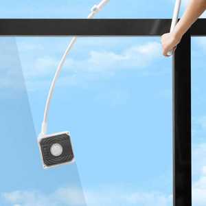 Jesun, gran oferta, nuevo, 2 en 1, <span class=keywords><strong>mango</strong></span> largo, telescópico, <span class=keywords><strong>extensible</strong></span>, limpiador de ventanas, limpiador de vidrio para ventana, limpiador para exteriores, raspado - Product Image 4