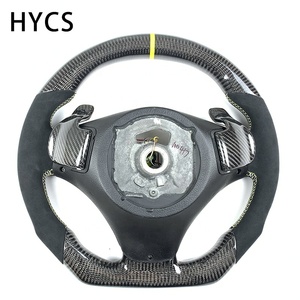 Accessoires intérieurs pour <span class=keywords><strong>automobile</strong></span>, volant à fond plat en fibre de carbone pour BMW Série 3 E90 E92 M3 E84 E87 E89 - Product Image 3