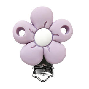 Lo más nuevo al por mayor bebé masticable flor dentición silicona chupete Clips chupete cadena para chupete cadena DIY hacer accesorios - Product Image 6
