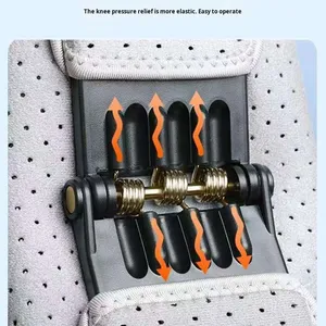 Genouillères de soutien en néoprène pour la protection des genoux à rebond puissant avec force de ressort réduit la douleur pour les jambes âgées et froides - Product Image 2