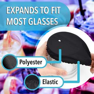 Schnelle Produktionszeit Getränkeabdeckung aus Latex, Becherdeckel, Glas- und Silikon-Getränkeabdeckung, Cup-Kondom für Getränke gegen K.o.-Tropfen - Product Image 3