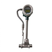 Temperature and Pressure Compensated Threaded Connection Steam Flow Meter for Saturated and Superheated Gas Vortex Flowmeter