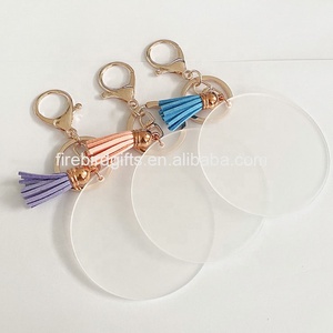 Llavero <span class=keywords><strong>acrílico</strong></span> con borlas, llavero transparente, brillante y mármol, venta al por mayor - Product Image 2