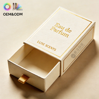 Boîte cadeau de luxe noire magnétique personnalisée pour parfum, avec insert en EVA découpé, matériaux recyclés, boîtes rigides mates pour petites entreprises