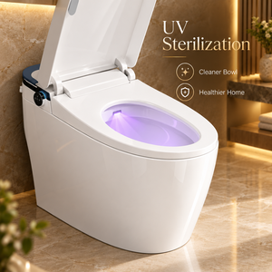 Inodoro Inteligente de Lujo con Tapa Automática Extendida, Asiento Calefactado, Secador de Aire, Luz Nocturna LED, Bidé Inteligente para el Hogar - Product Image 5