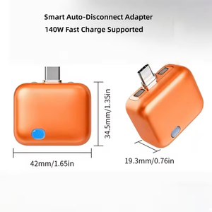 อะแดปเตอร์ป้องกันการชาร์จเกิน 2026 รุ่นใหม่ 140W USB-C ชาร์จเร็วแบบสมาร์ท พร้อมระบบตัดการเชื่อมต่ออัตโนมัติ ระบบ AI รู้จำสถานการณ์ ปิดเครื่องอัตโนมัติ - Product Image 6