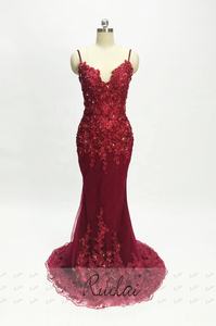 Vestidos sexis de fiesta de talla grande con tirantes finos, Vestidos de Noche, Vestidos de fiesta de graduación con falda extraíble, por encargo, de talla grande, a la moda, para fiesta de graduación - Product Image 5