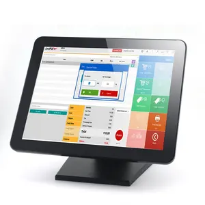 Fabbrica 15 pollici Pos Lcd TFT Touchscreen Full Flat Hd Panel Monitor Touch Screen capacitivo