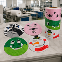 Masques faciaux à motifs animaliers en tissu non tissé résistant pour formes personnalisées, formules hydratantes et éclaircissantes