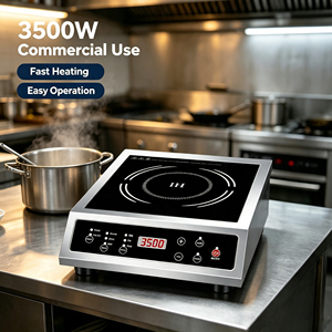 商用 3500W 单头电磁炉，带煎炸功能，防水，适用于酒店餐厅 OEM 220V - Product Image 1