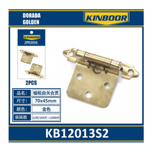 Durable Brass Pressure <b>Hinges</b> 70x45mm <b>Door</b> & <b>Window</b> <b>Hinges</b> for Cabinets or <b>Doors</b>-Pack of 2 - Product Image 1