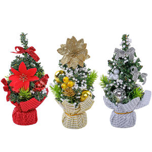 Adornos De Escritorio Mini Mesa Decoración Árboles Artificiales 20 Cm Mini Árbol De Navidad - Product Image 5