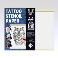 Kertas Stencil Tato Profesional Lembar Transfer Termal untuk Printer Tato Akurasi Garis Jelas untuk Karya Seni Tubuh yang Detail