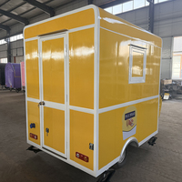 Remorque alimentaire professionnelle en acier inoxydable entièrement équipée, camion de restauration rapide mobile, chariot alimentaire à vendre