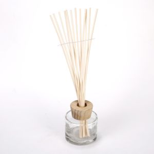 Wholesale Luxury Bamboo Rubber Wooden Perfume Cover Polished Wood Aroma <b>Diffuser</b> <b>Bottle</b> 100ml Chemical Use Art Style Shape Model - Product Image 1