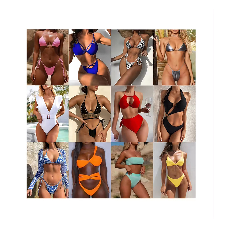 Hot bán đồ bơi cho phụ nữ may mặc cổ hỗn hợp của sexy bikini cô gái trẻ bán buôn số lượng lớn Quần áo bơi