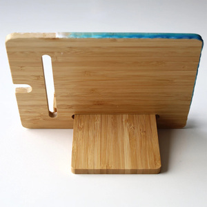 Base de Carga de Madera, Regalo de Cumpleaños para Hombres, Regalos de San Valentín, Regalo para Padre o Novio, Organizador de Mesita de Noche, Soporte para Teléfono de Escritorio - Product Image 3