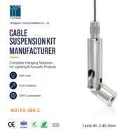 Pince à câble réglable avec joint pivotant et écrou de sécurité pour éclairage de panneaux LED, fabricant OEM ODM