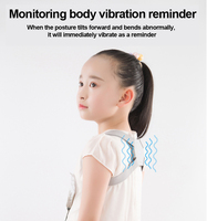 Correcteur de posture intelligent à capteur de vibration pour enfants, orthèse électronique pour le cou et le dos, fourni par l'usine