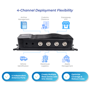 D2184B IP67 산업용 UHF <span class=keywords><strong>RFID</strong></span> 리더 4 TNC 안테나 30m 읽기 거리 가혹한 환경을위한 안정적인 작동 - Product Image 4