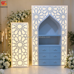 SMOOTH Factory Vente en gros personnalisée Arche lumineuse en PVC de style indien avec support pour la décoration d'événements de mariage - Product Image 2