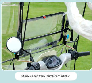 Auvent <span class=keywords><strong>pour</strong></span> véhicule électrique TX1039, pare-soleil imperméable, pliable et rétractable, auvent <span class=keywords><strong>pour</strong></span> moto électrique - Product Image 3