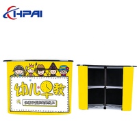 Magnifique comptoir pliable en aluminium pour la promotion publicitaire