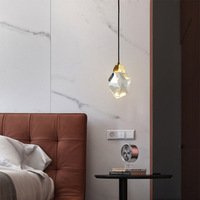 Lámparas Colgantes de Techo de Cristal Posmodernas, Grandes, Doradas, de Cobre, Personalizadas para Hoteles, con Luces LED AC220V, 3 Años de Garantía