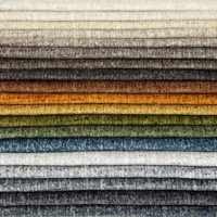 Tissu d'ameublement durable pour la maison, fil teint, tissé, dernières conceptions de tissu en velours pelucheux pour canapé