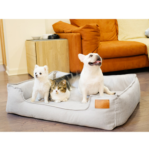 Custom Size XL XXL Comfortable Memory Foam <strong>Dog</strong> <strong>Bed</strong> Modern Square Pet <strong>Cave</strong> with Solid Pattern for Large <strong>Dogs</strong> and Cats Washable - Product Image 2