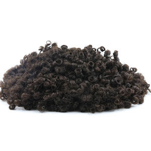 Sistema de Reemplazo Capilar para Hombre, Cabello Humano Afro Rizado, Poliuretano Delgado, Encaje Francés, Unidades Capilares Afro Rizadas para Hombre Negro - Product Image 5